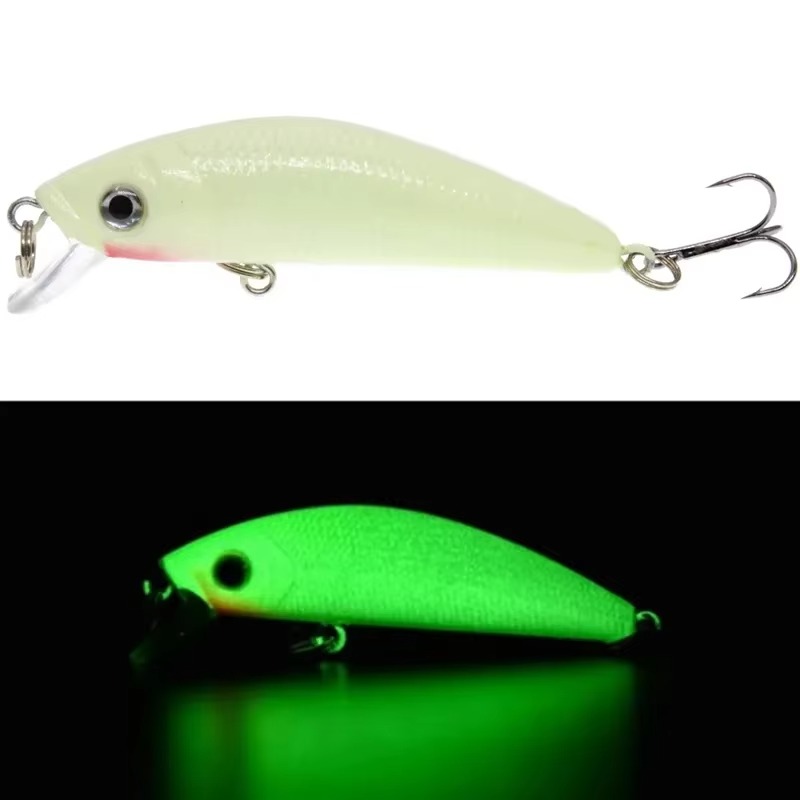 Fishing Hook Treble - 2Pcs 3D Leuchtende Nacht Angeln Köder