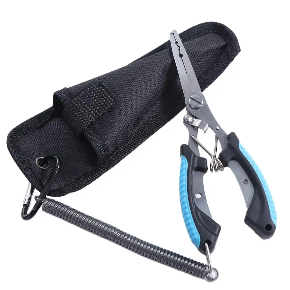 Fishing Hook Remover - Edelstahl-Angelzange, Hakenentferner, Salzwasserbeständige Angelschere, Fischenschnur-Schneider, Angelwerkzeug
