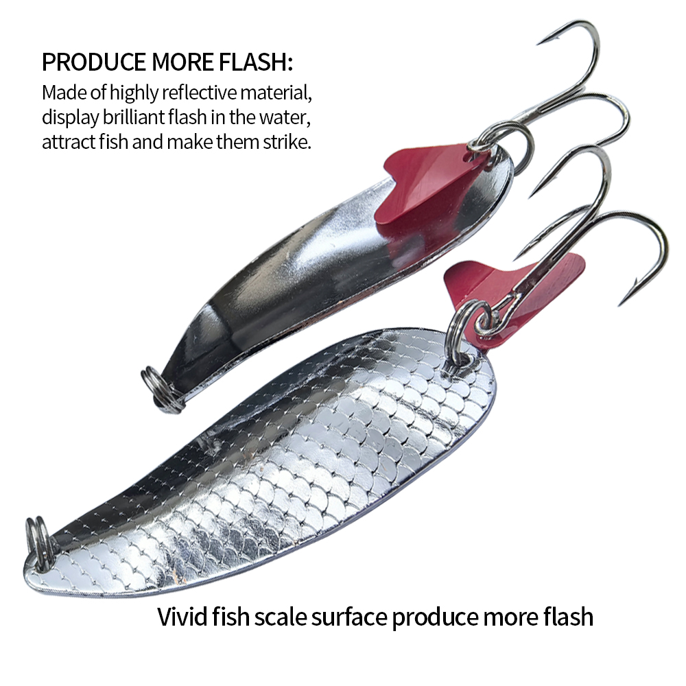 Forellen-Angelköder, silber-go – Fishing Hook Treble Bewertung und Preis